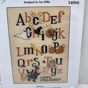 New Sealed Halloween Alphabet Crossstitch Kit